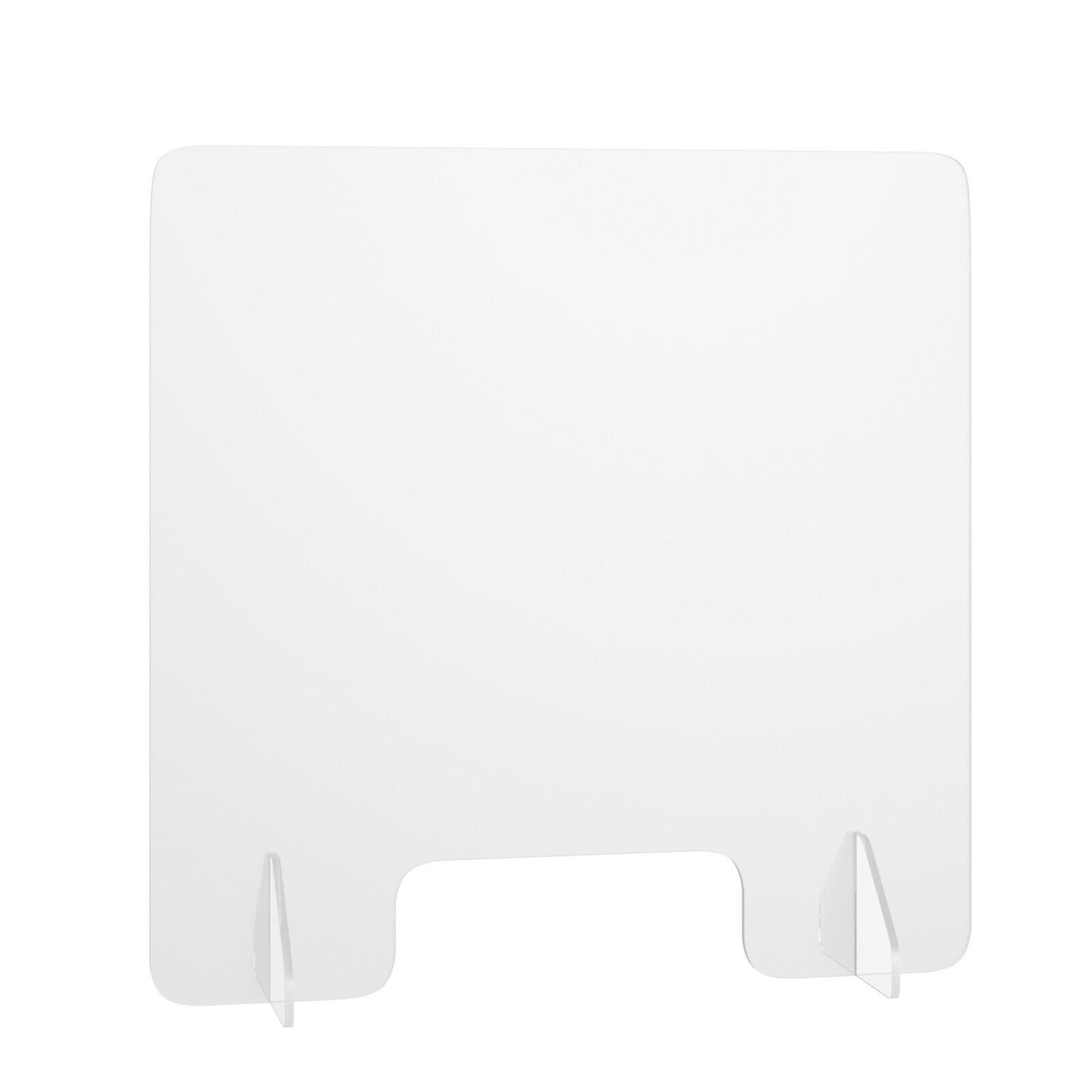 Sneeze Guard Shield Freestanding with Transaction Window