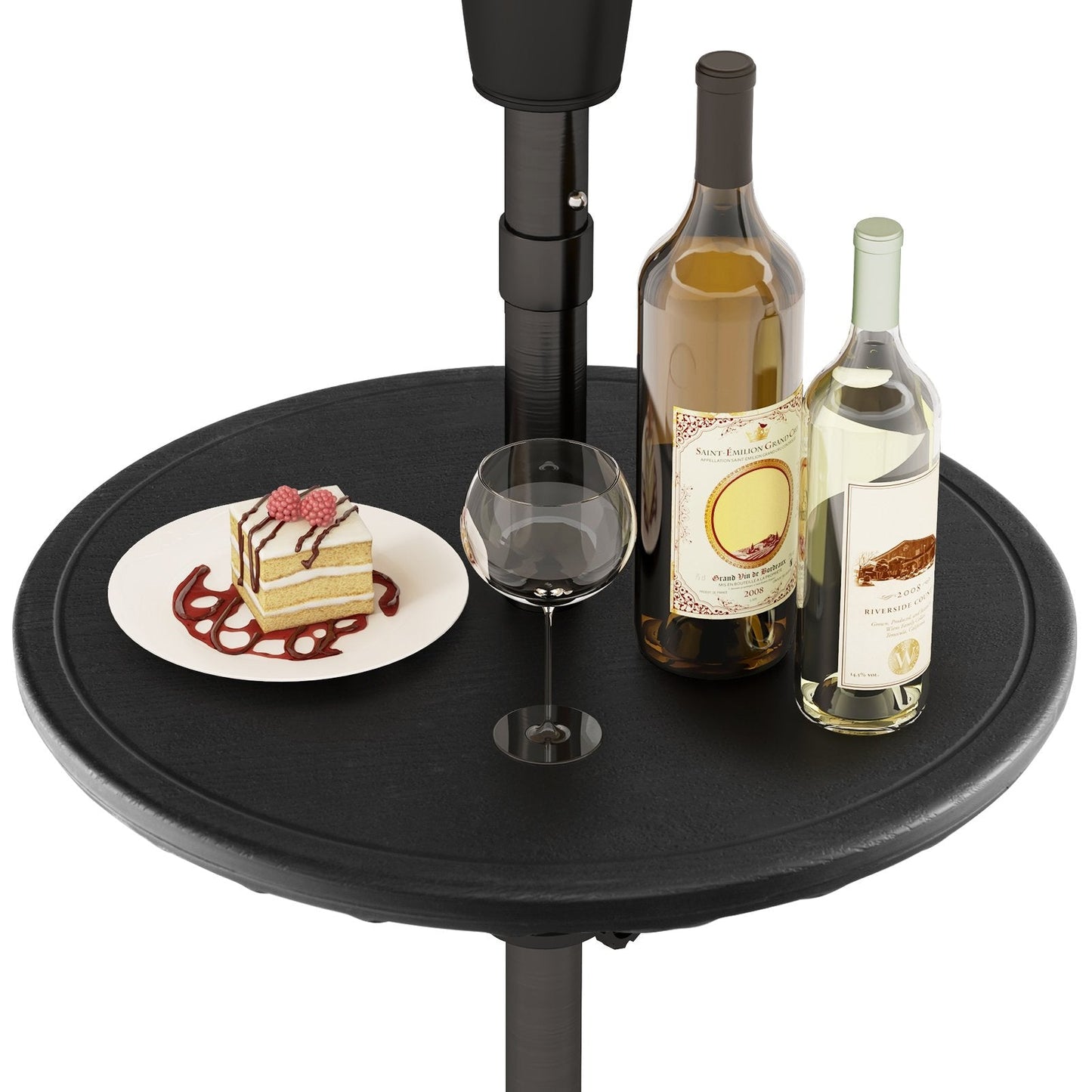 50 cm Outdoor Adjustable Umbrella Table with 38mm Umbrella Hole