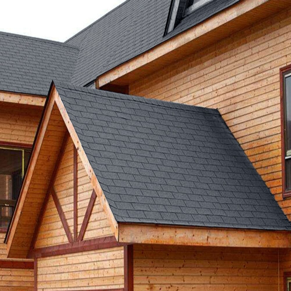 18/36Pcs Premium Rectangular Asphalt Bitumen Waterproof Roofing Shingles