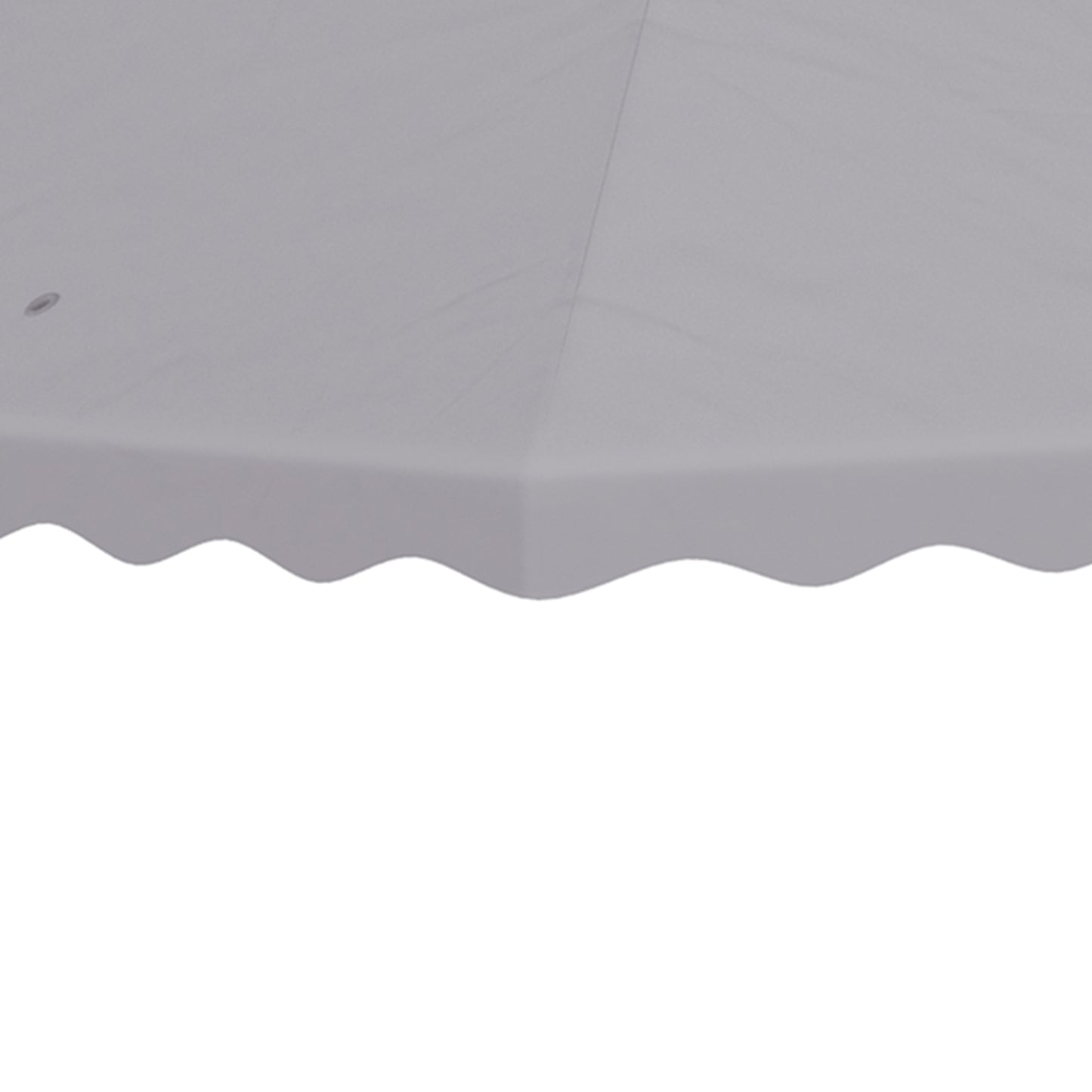 Outsunny 3 x 3 m Gazebo Canopy Replacement Covers, 2 - Tier Gazebo Roof Replacement TOP COVER ONLY, Light Grey