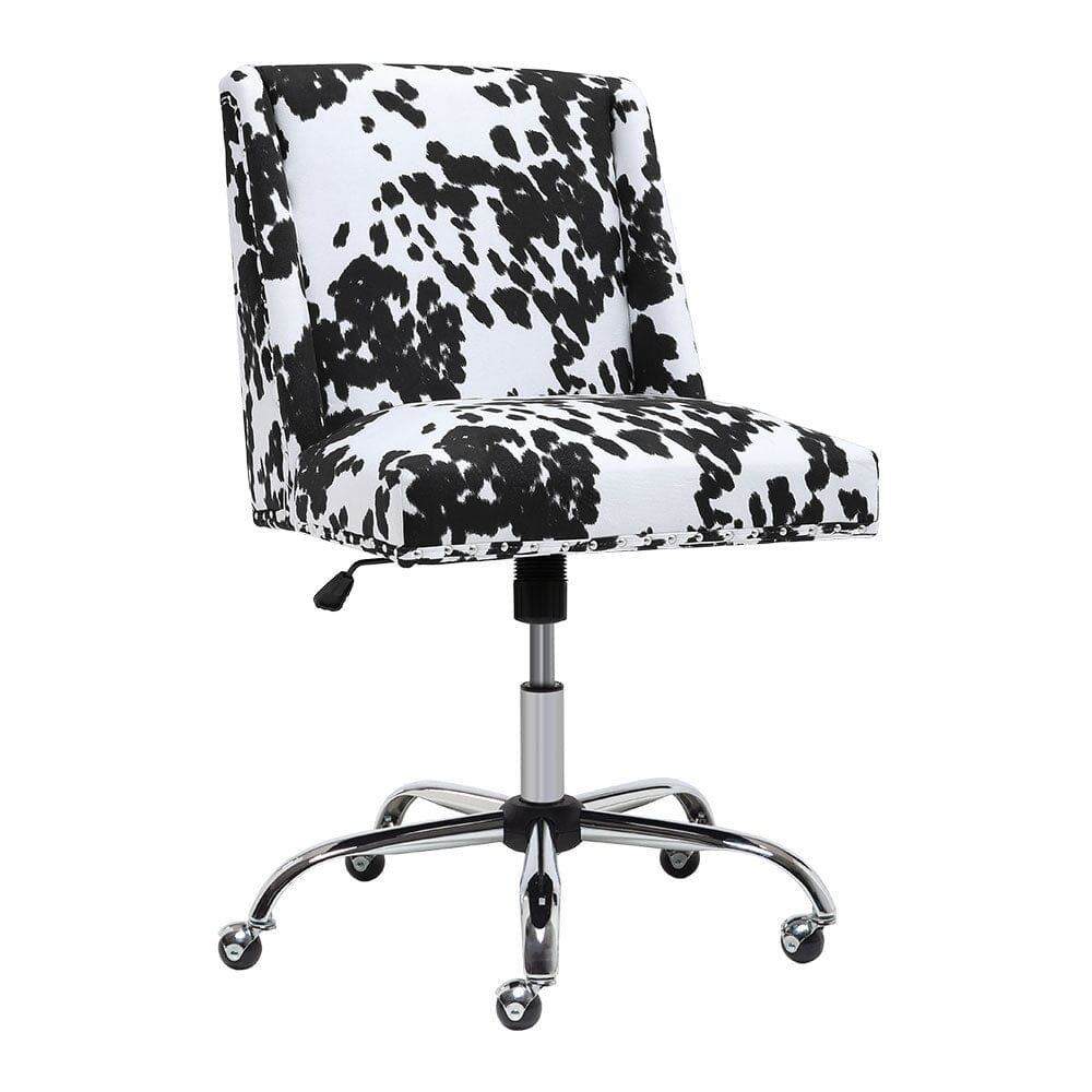 Milk Cow Print Swivel Office Chair