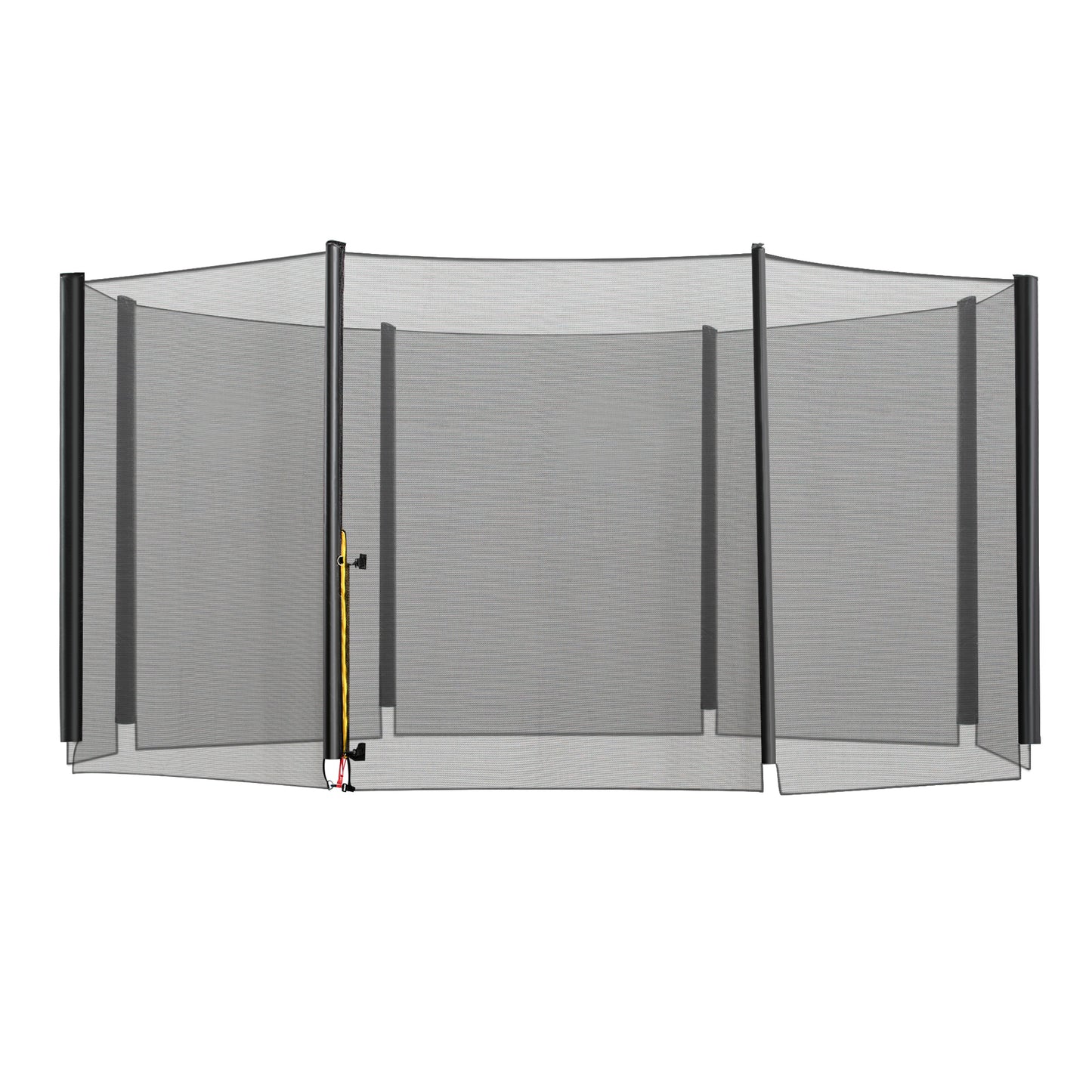 HOMCOM 13ft Trampoline Net Replacement Safety Net Enclosure Net Spare w/ 8 Poles
