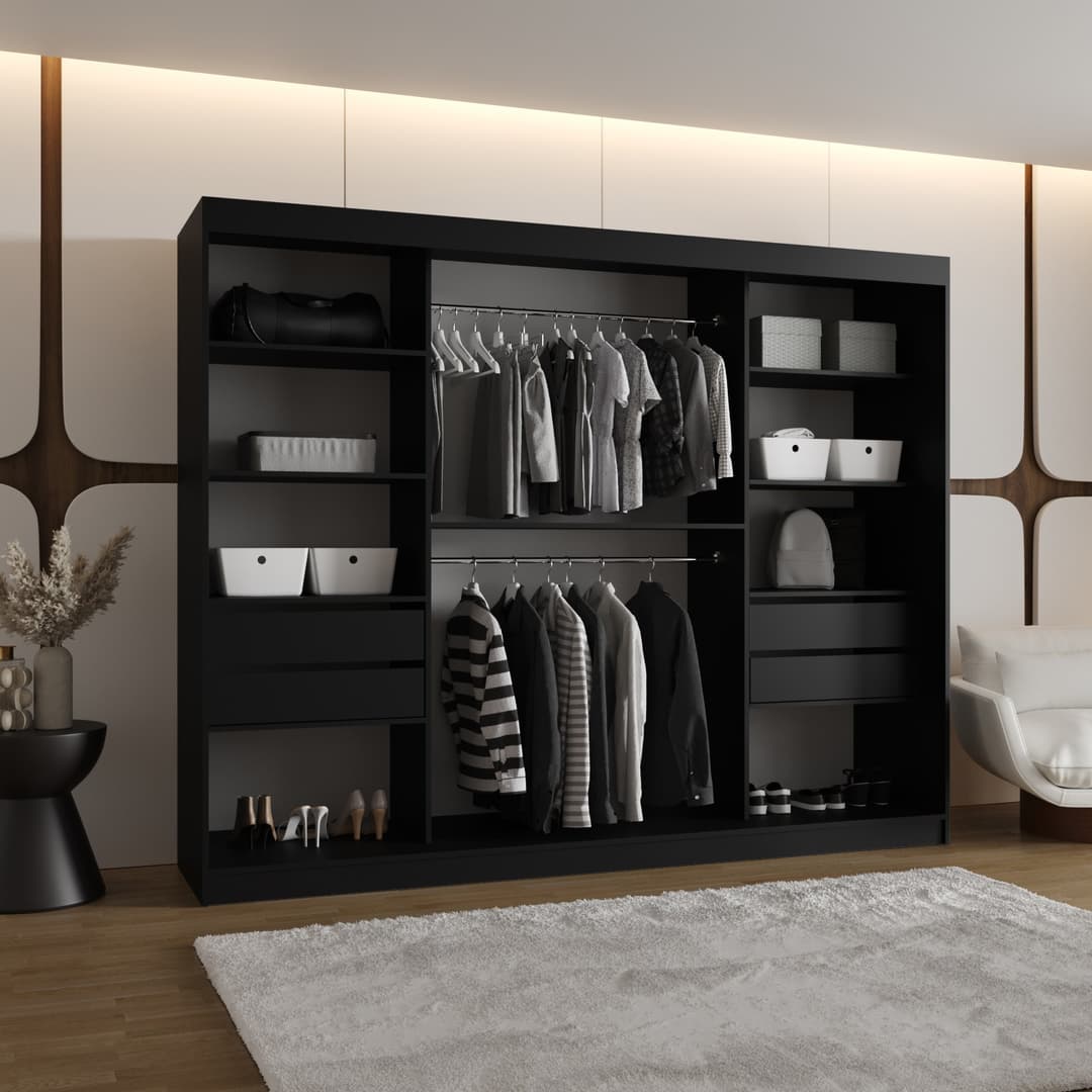 Ultra Sliding Door Wardrobe 250cm