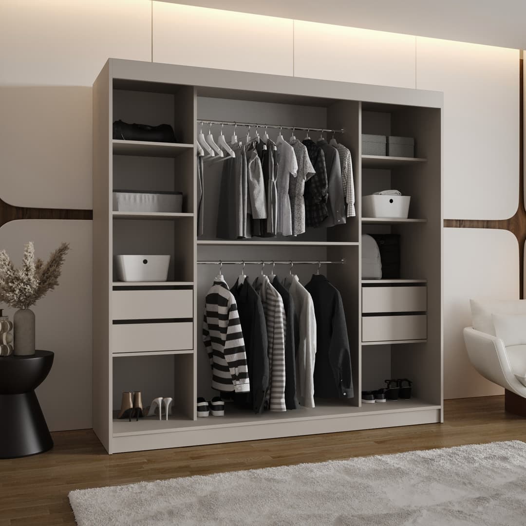 Lucy Sliding Door Wardrobe 200cm