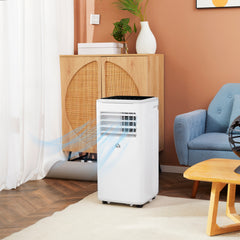 HOMCOM 9000 BTU Portable Air Conditioner, Smart Home WiFi Compatible, 4 in 1 Air Conditioning Unit, Dehumidifier, Fan with Remote, 24H Timer, Window Venting Kit, 20m√Ç¬≤, R290, A Energy Efficiency