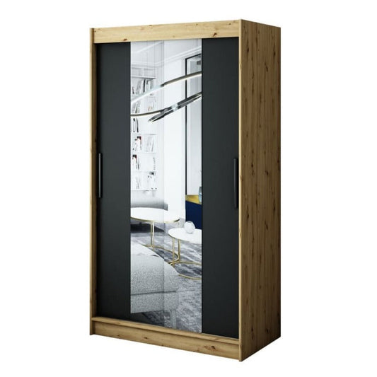 Leto T1 Sliding Door Wardrobe 120cm