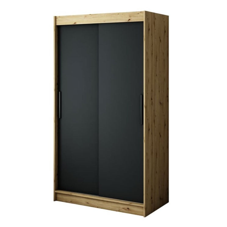 Leto T Sliding Door Wardrobe 120cm