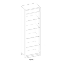 Quant QA-02 Hinged Door Wardrobe 60cm