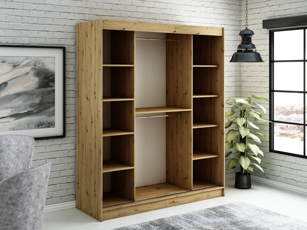 Leto V1 Sliding Door Wardrobe 180cm