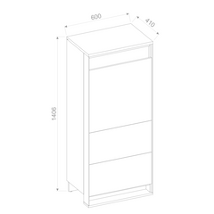 Quant QA-07 Tall Cabinet 60cm