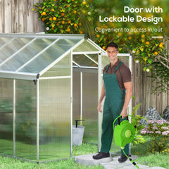 Outsunny 10 x 6ft Aluminium Frame Walk-In Greenhouse