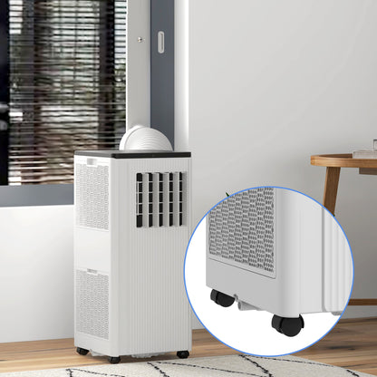 HOMCOM 7,000 BTU App-Controlled Mobile Air Conditioner, 15m√Ç¬≤ Radius - White