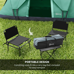 Outsunny 5-6 Man Dome Camping Tent - Dark Green