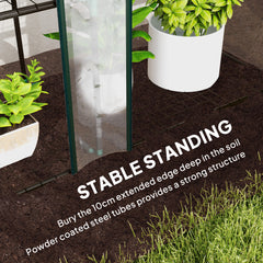 Outsunny 46 x 215cm Nine-Shelf Greenhouse