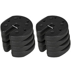 Outsunny Gazebo Weights Set of 16, 48KG Weights for Gazebo Legs with Reinforce Pins and Carry Belt, for Gazebos Shelters Marquees Tents