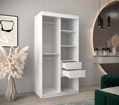 Rena I Sliding Door Wardrobe 100cm