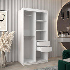 Larvik II Sliding Door Wardrobe 100cm