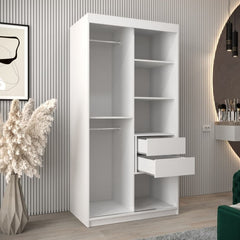 Larvik I Sliding Door Wardrobe 100cm