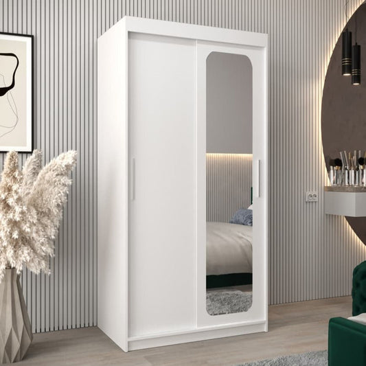 Uppsala T2 Sliding Door Wardrobe 100cm