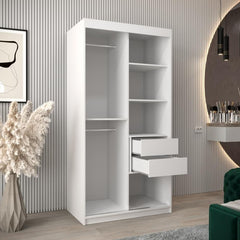 Parma Sliding Door Wardrobe 100cm