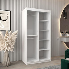 Parma Sliding Door Wardrobe 100cm