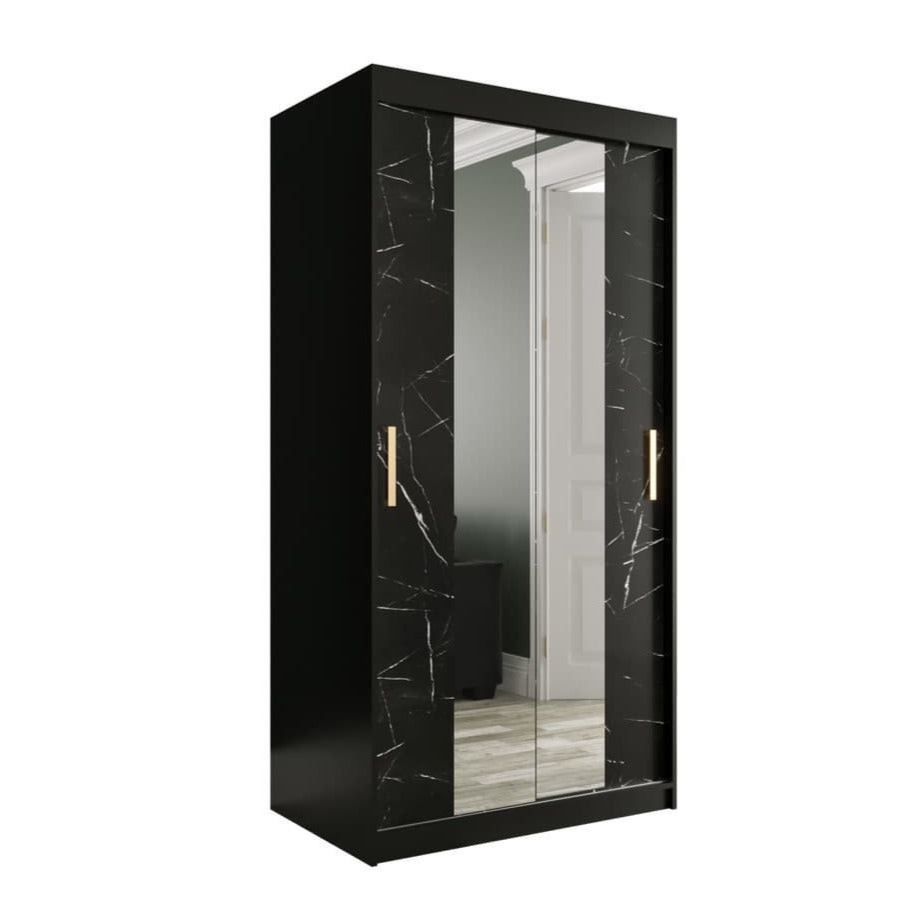 Geneva T1 Sliding Door Wardrobe 100cm