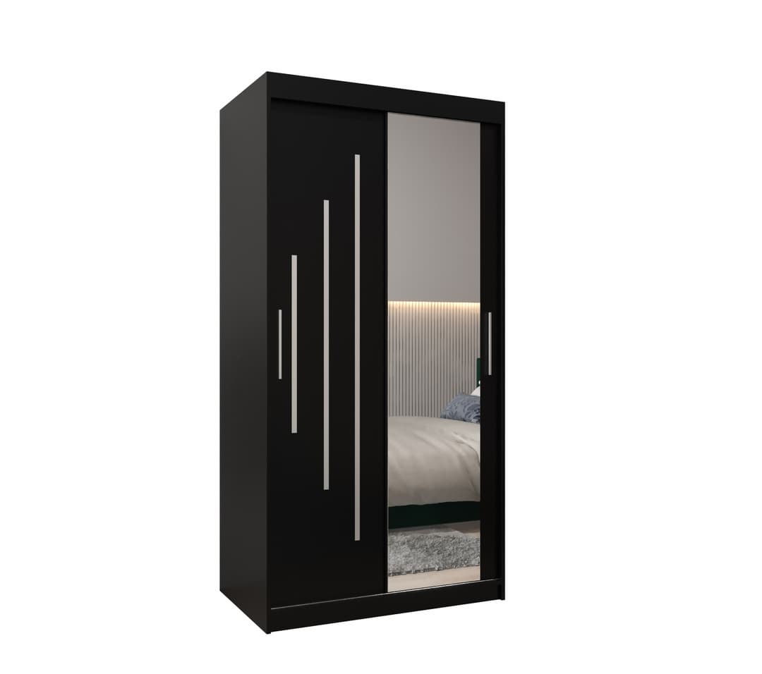 York II Sliding Door Wardrobe 100cm