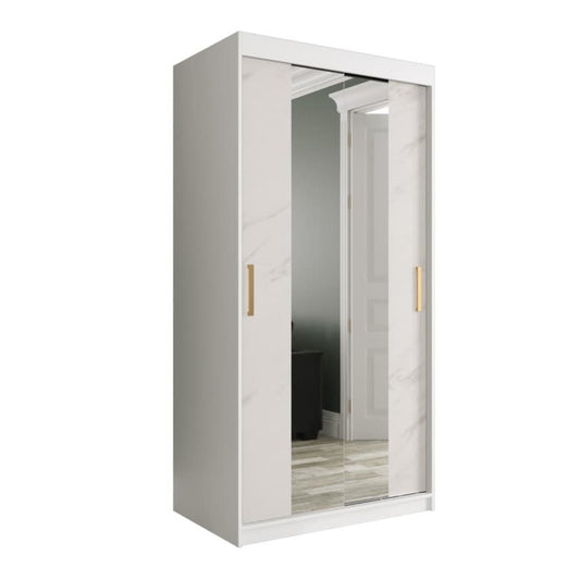 Geneva T1 Sliding Door Wardrobe 100cm