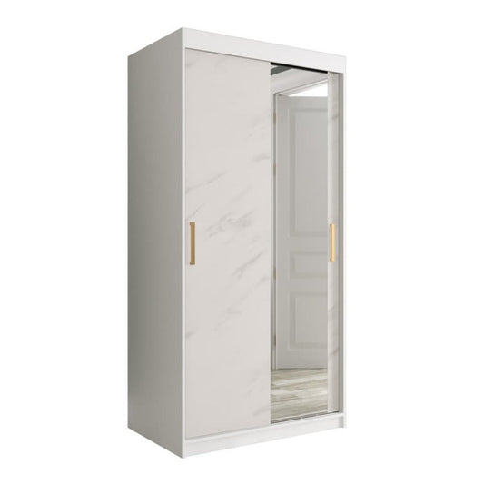 Geneva T2 Sliding Door Wardrobe 100cm