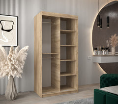 Uppsala T3 Sliding Door Wardrobe 100cm