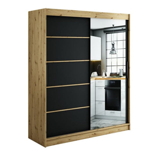 Leto V2 Sliding Door Wardrobe 180cm