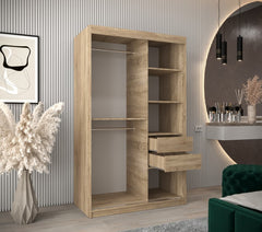 Uppsala T3 Sliding Door Wardrobe 120cm