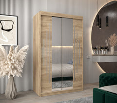 York I Sliding Door Wardrobe 120cm