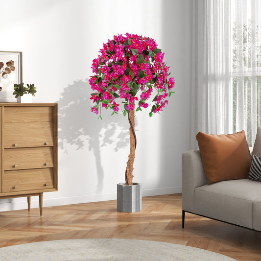 130cm Artificial Azalea Tree with 576 Flowers and 288 Leaves