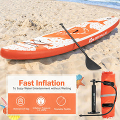 10.5FT Inflatable Stand Up Paddle Board SUP Non-Slip Deck