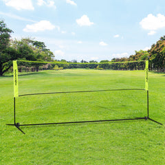 SPORTNOW 4m Badminton Net, Height Adjustable Outdoor Sports Net, with Carry Bag, for Tennis, Pickleball, Volleyball