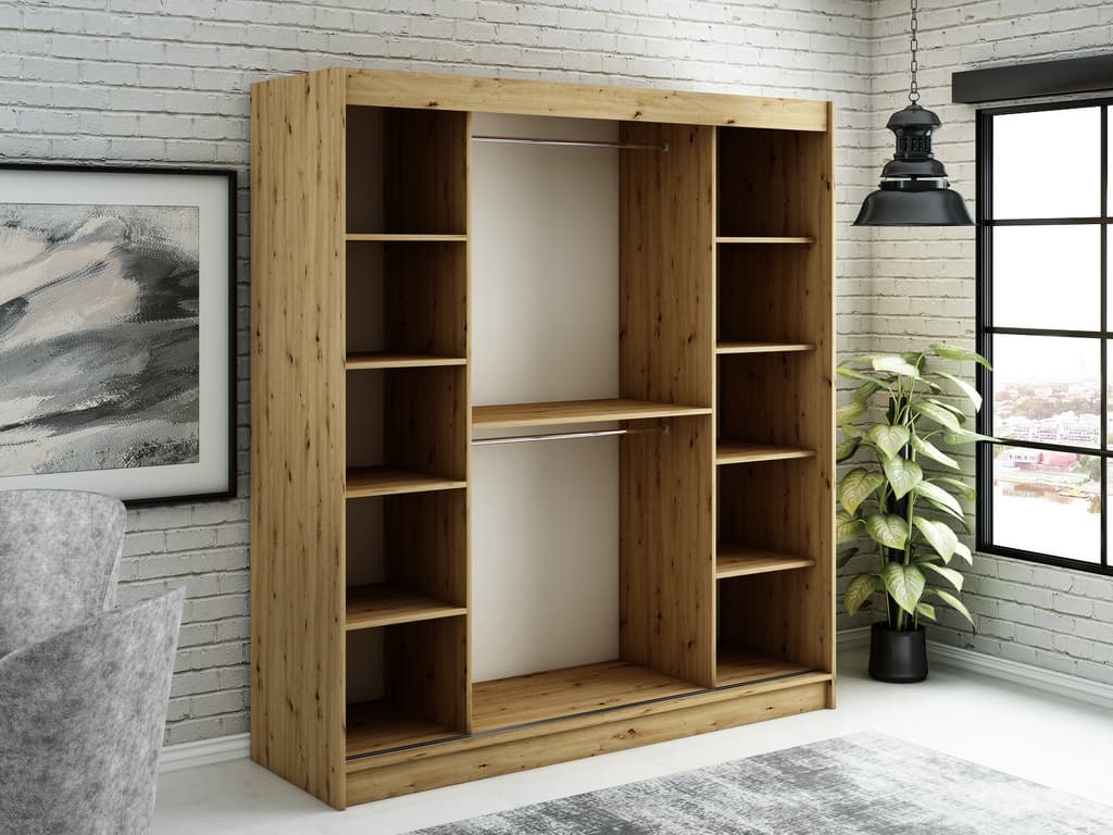 Leto Y2 Sliding Door Wardrobe 200cm