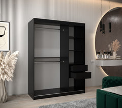 Flutes II Sliding Door Wardrobe 150cm