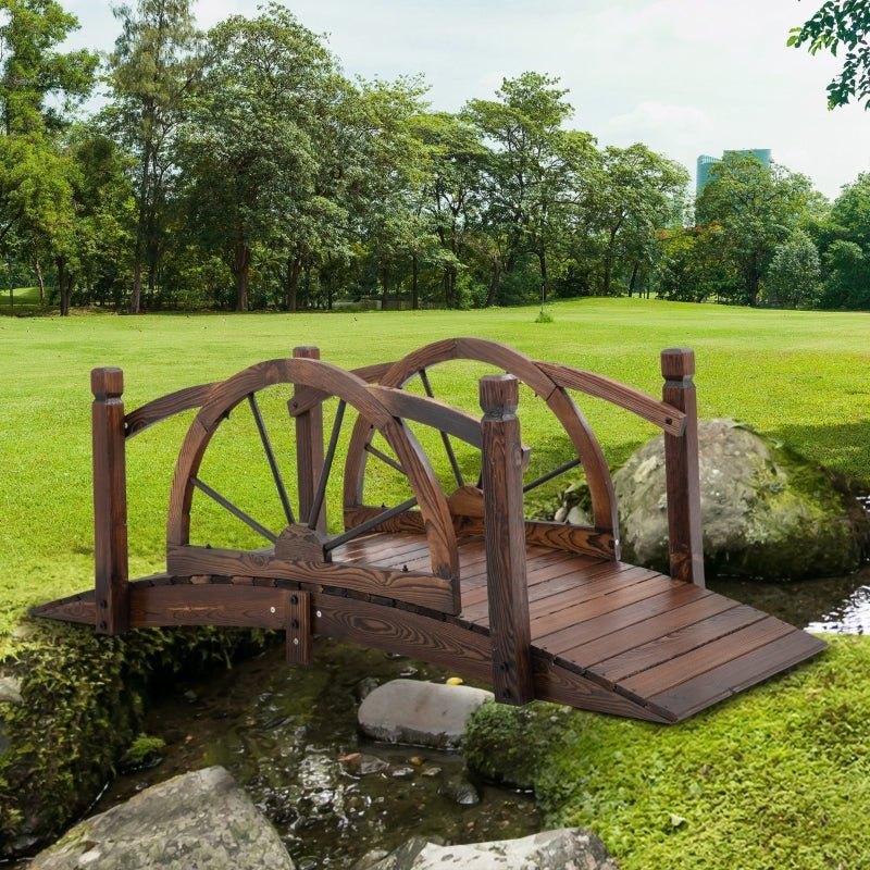 1.5M Wooden Garden Bridge - lalafurniture