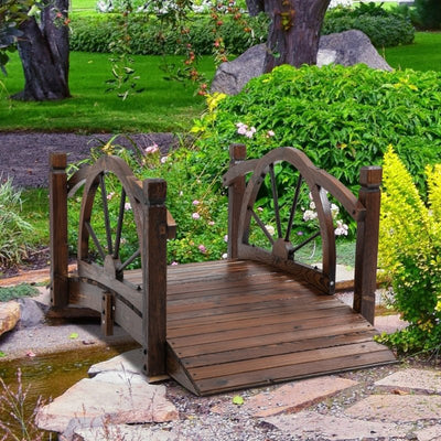 1.5M Wooden Garden Bridge - lalafurniture