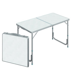 Outsunny Portable Aluminum Foldable Table