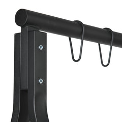 Outsunny Steel Frame Multi-Swing Seat Frame - Black