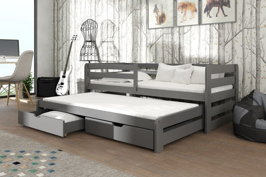 Senso Double Bed with Trundle