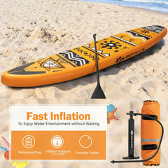 10.5/11FT Inflatable Stand Up Paddle Board SUP Surfboard-L