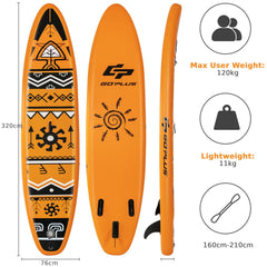 10.5/11FT Inflatable Stand Up Paddle Board SUP Surfboard-M