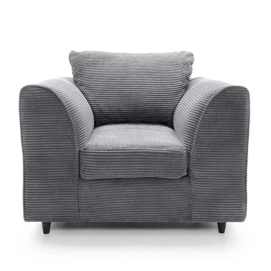 Jill Jumbo Armchair - Grey