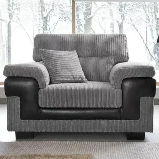 Samson Corded Fabric Armchair