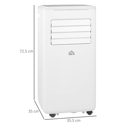 HOMCOM 9000 BTU Portable Air Conditioner, Smart Home WiFi Compatible, 4 in 1 Air Conditioning Unit, Dehumidifier, Fan with Remote, 24H Timer, Window Venting Kit, 20m√Ç¬≤, R290, A Energy Efficiency