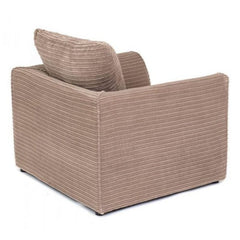 Porto Jumbo Cord Armchair - Brown