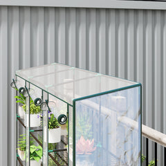 Outsunny 46 x 215cm Nine-Shelf Greenhouse